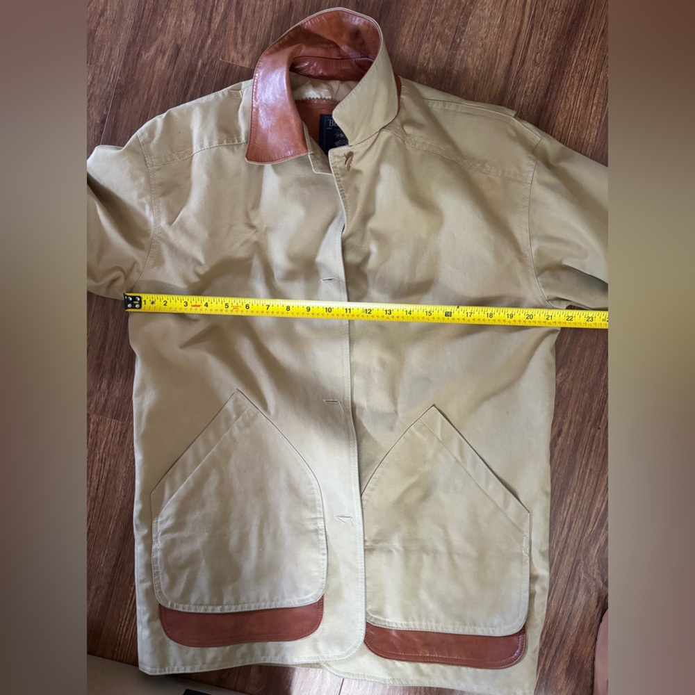Vintage Burberrys’ canvas leather parka overcoat - Picture 9 of 16